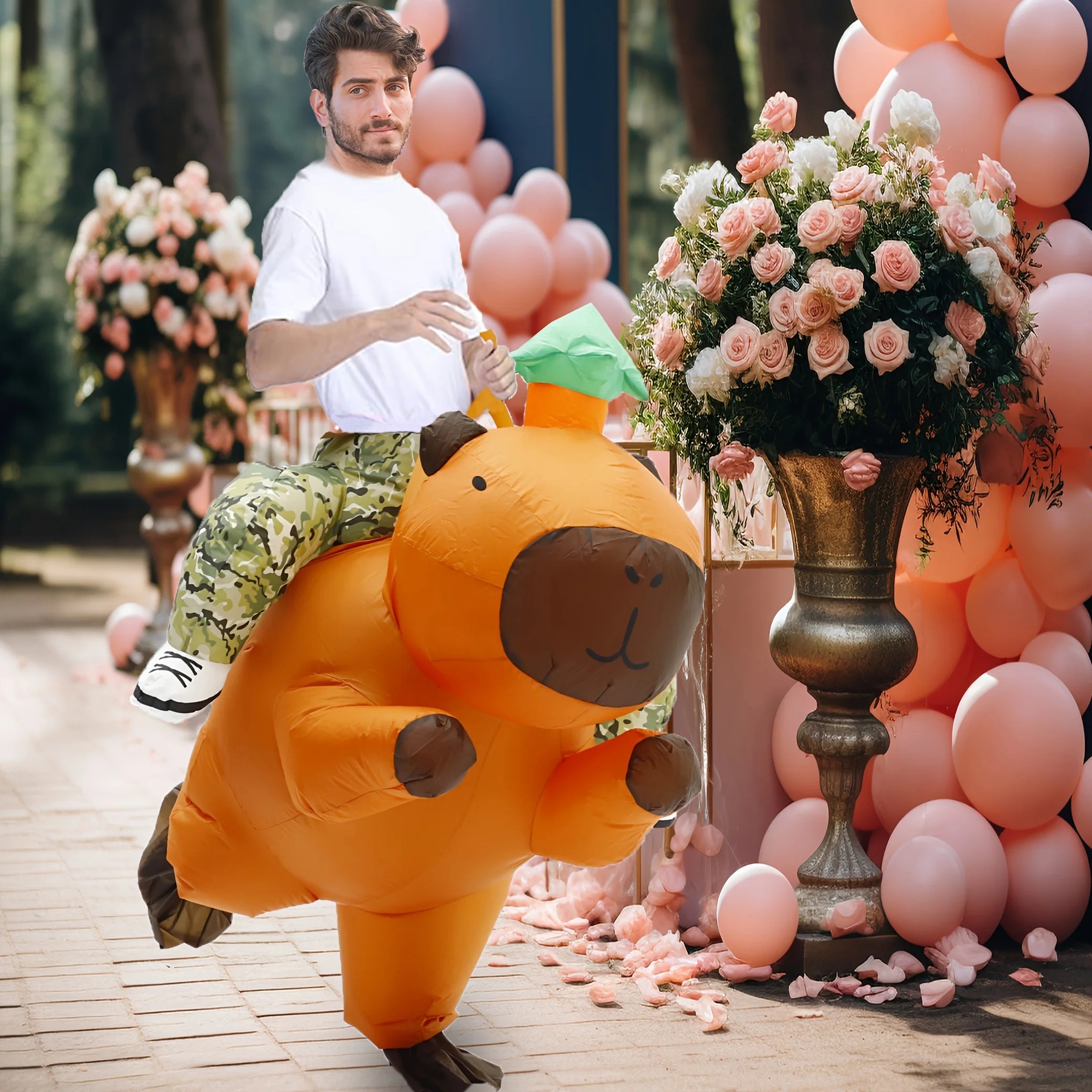 Inflatable Capybara Costume