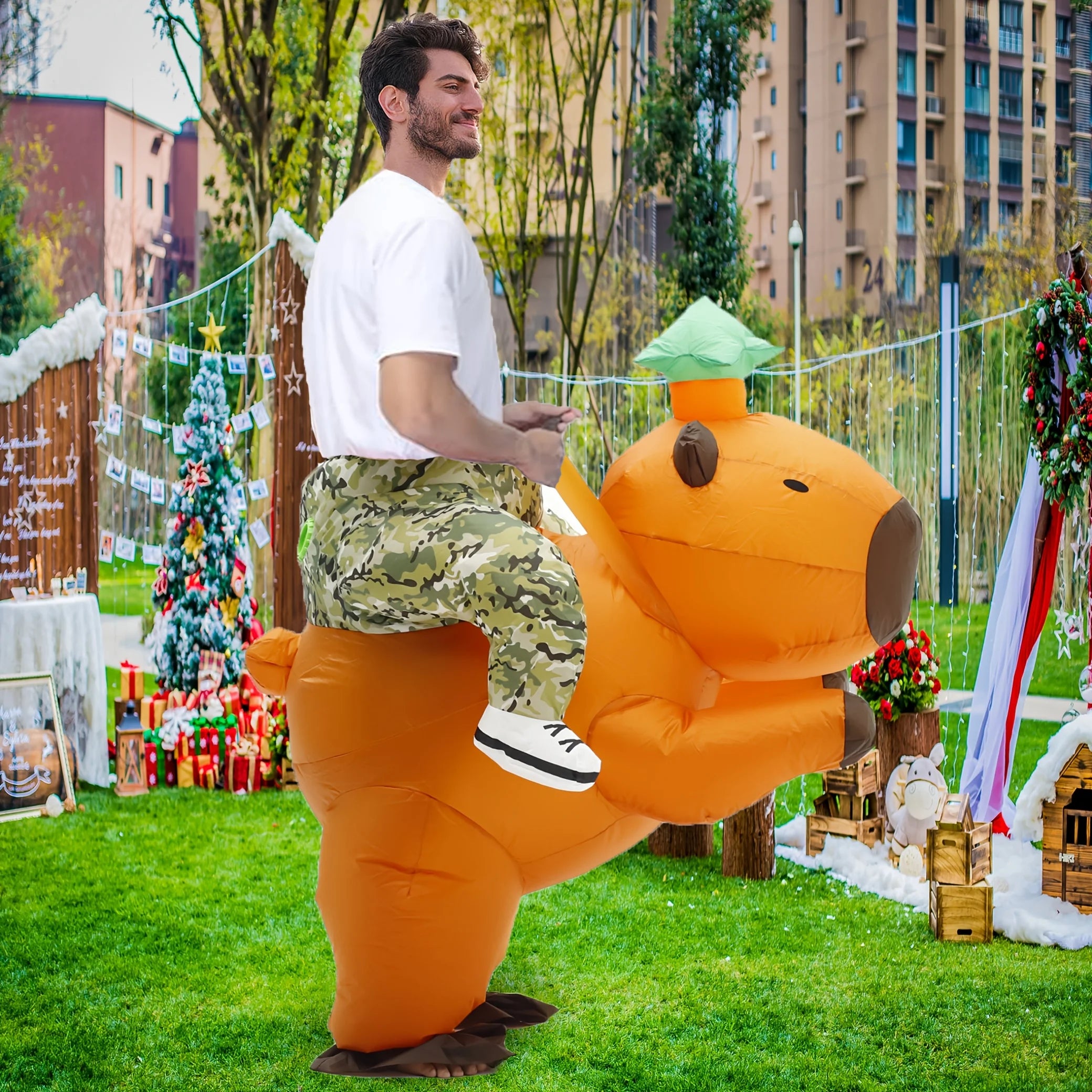 Inflatable Capybara Costume
