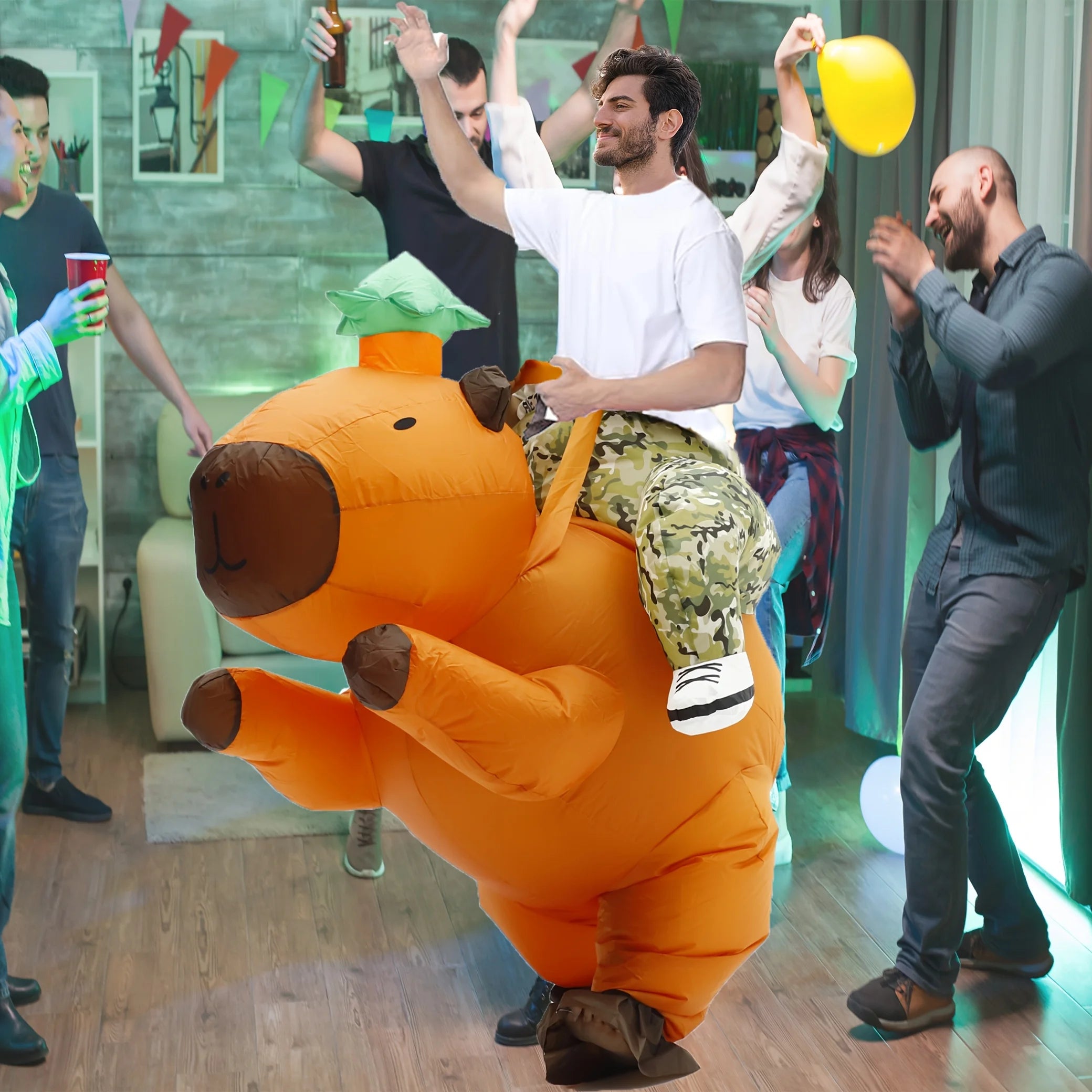 Inflatable Capybara Costume